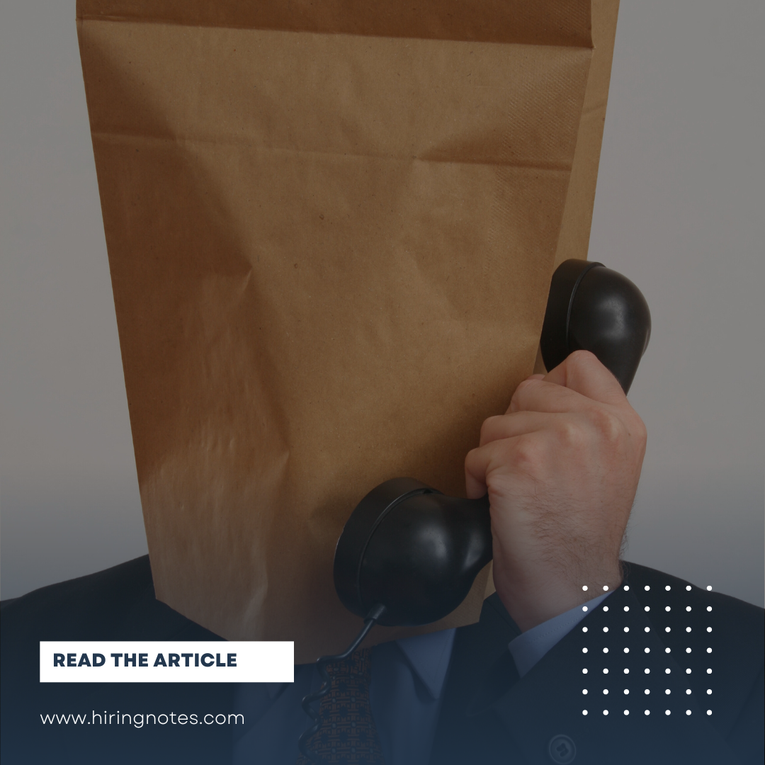 Anonymous CV: pros and cons Anonymous CV: advantages and disadvantages