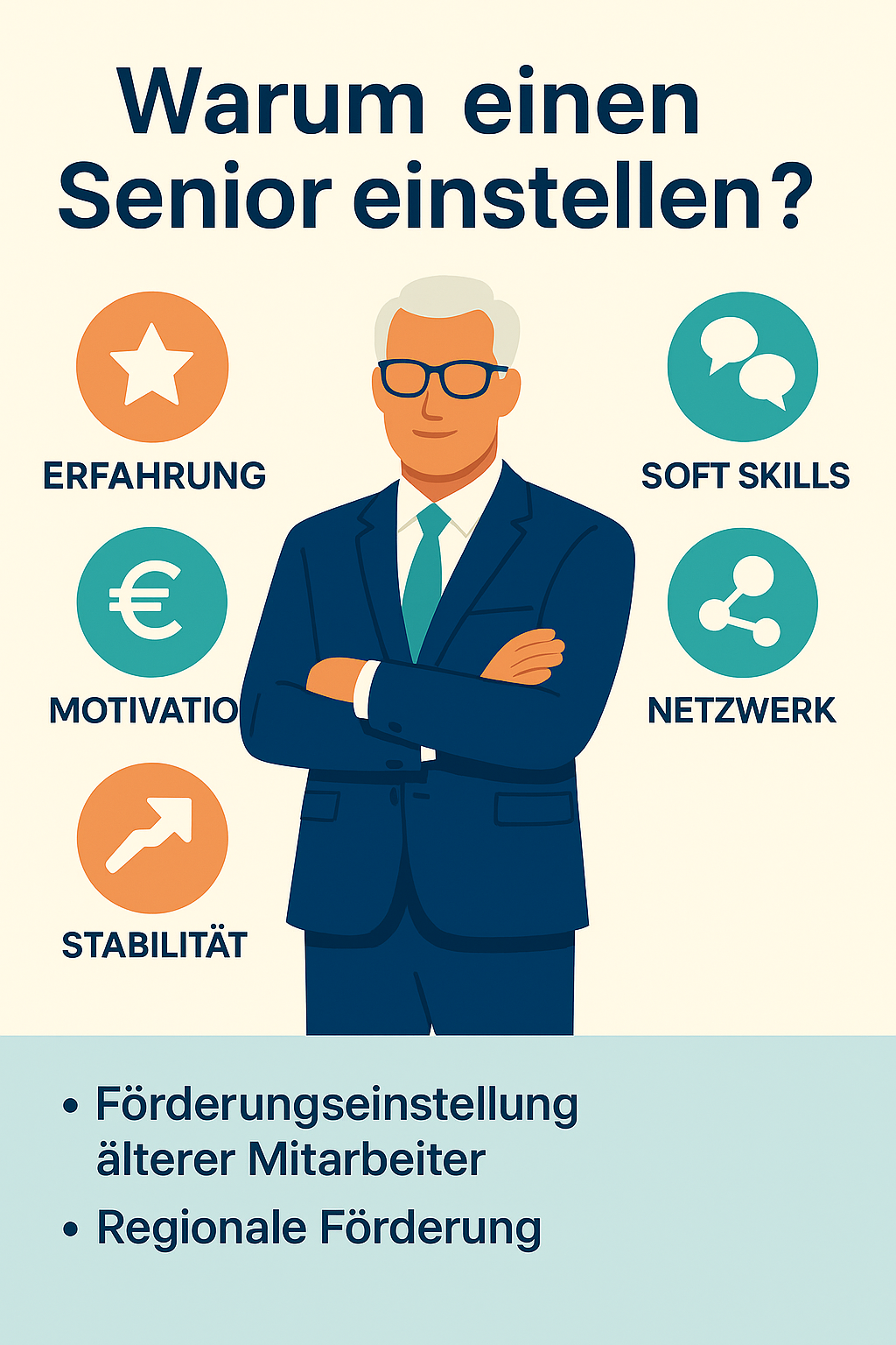 Einen Senior einstellen Einen Senior einstellen