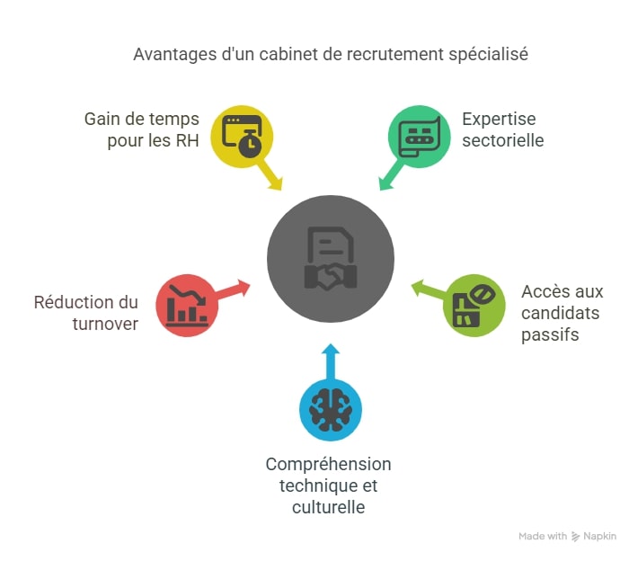 avantage cabinet recrutement spécialisé