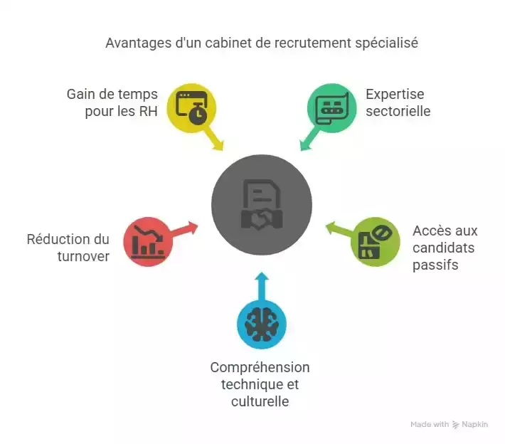 avantage cabinet recrutement spécialisé