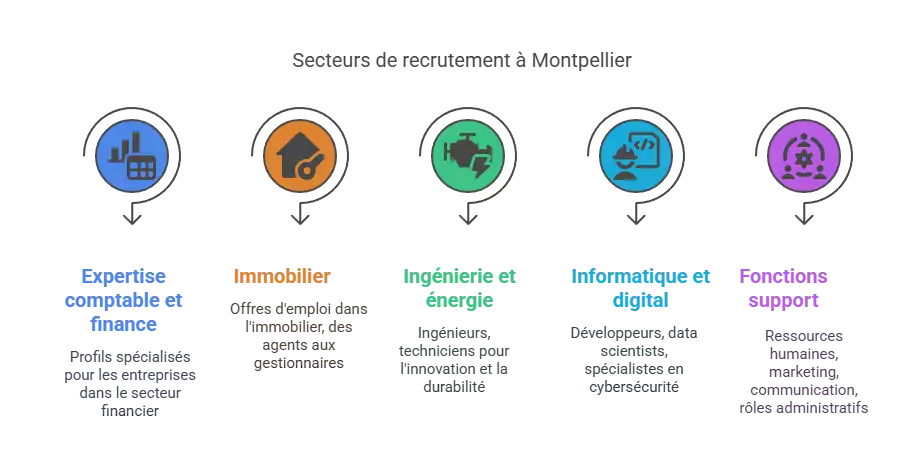 Recruitment Sectors in Montpellier