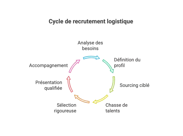 Cycle de recrutement logistique