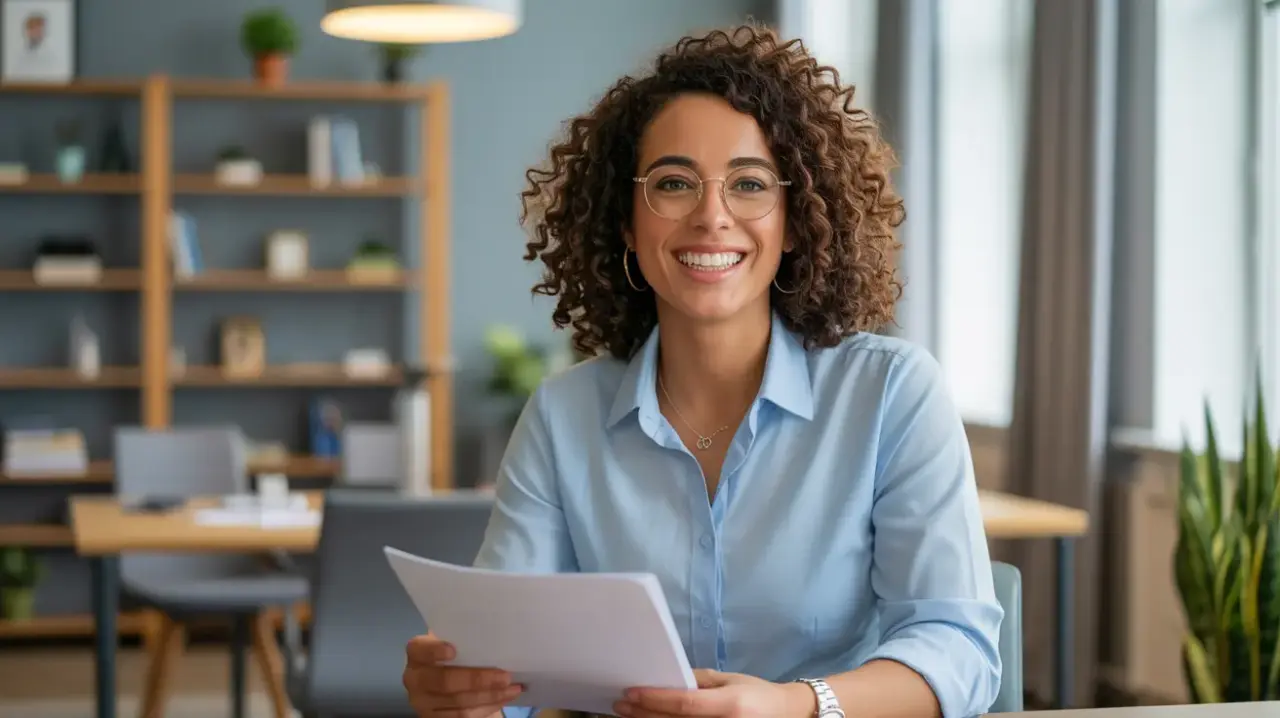 Photo d'entretien de recrutement professionnel