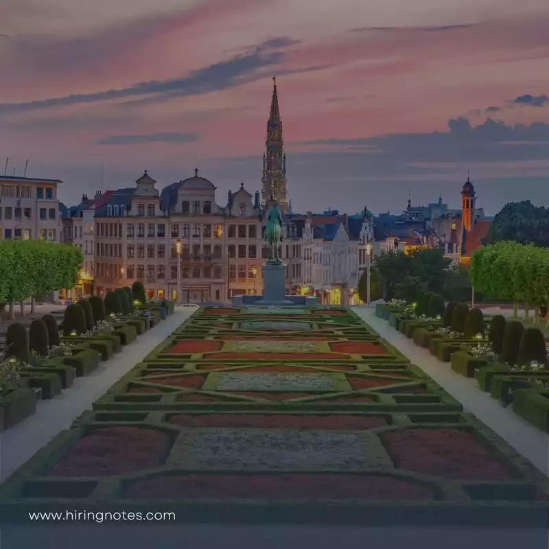 Interactieve kaart van Brussel met de locaties van de belangrijkste wervingsbureaus
